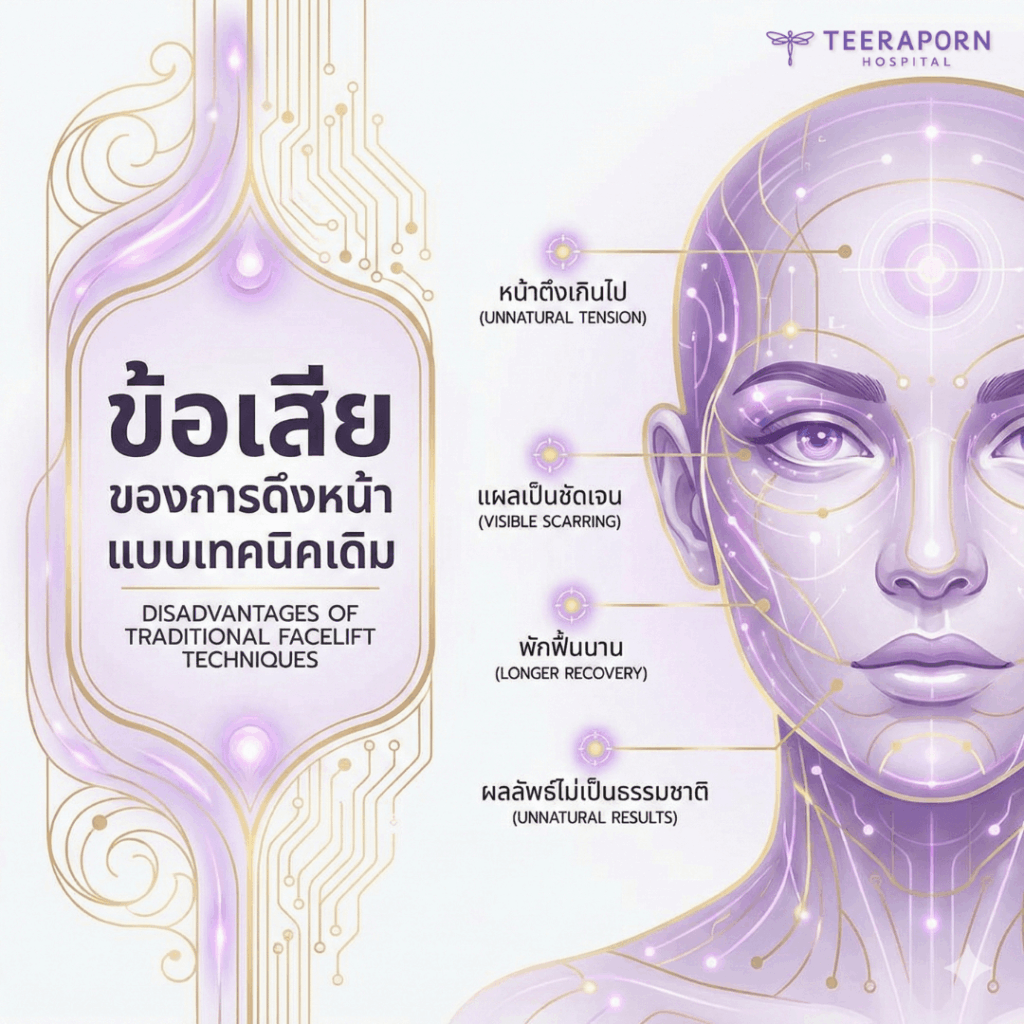 ข้อเสีย ของการดึงหน้า