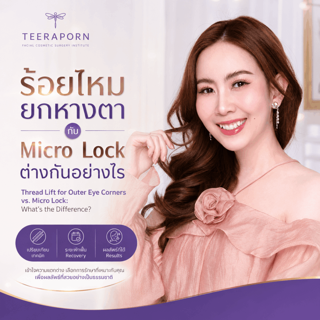 ร้อยไหมยกหางตา
