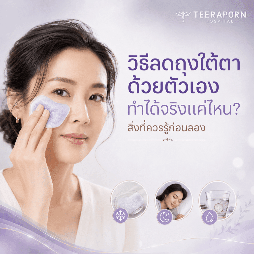 ลดถุงใต้ตาด้วยตัวเอง